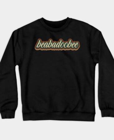 Black Beabadoobee Crewneck Sweatshirt