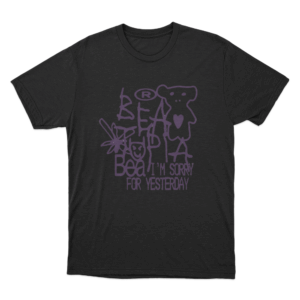 Im Sorry For Yesterday T Shirt Black