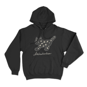 SPACE CAT Hoodie Black